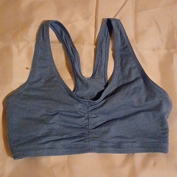 SET OF TWO- Girls sports bras/trainers (Grey and blue) NWOT - Picture 8 of 12